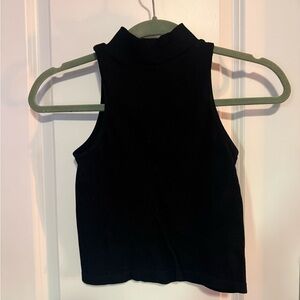 Black Sleeveless Women's Top